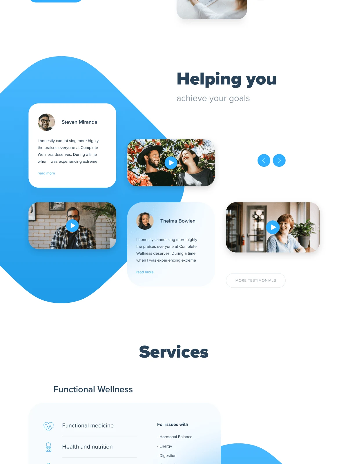 Главная страница Complete Wellness